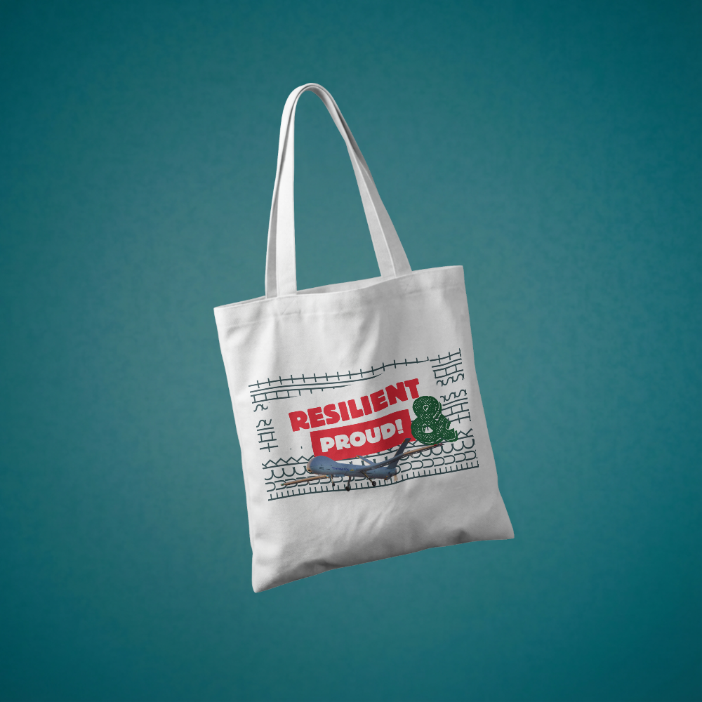 Resilient and Proud tote