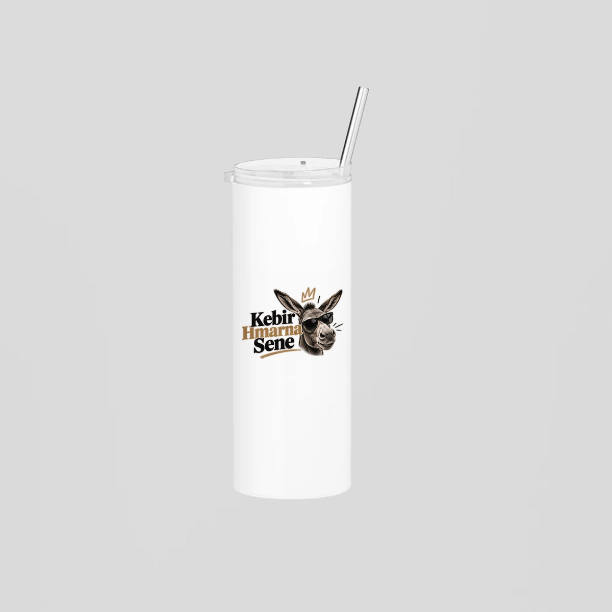 Kebir Hmarna Sene Skinny Tumbler by SALBÉ